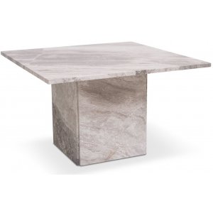 Table basse Level 75x75 cm - Marbre gris beige
