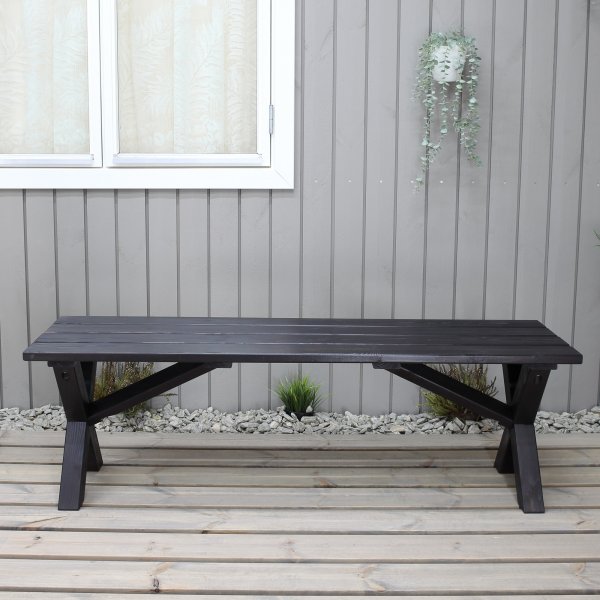Scottsdale sittbnk 140 cm - Svart