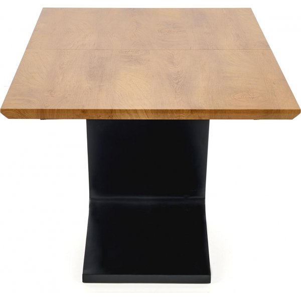 Becca matbord 160-220 cm - Ek/svart