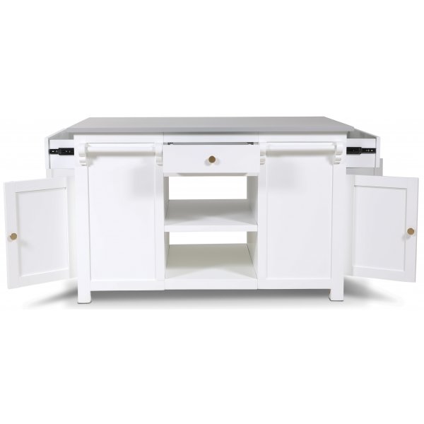 Köksö Metro - Vit / Grå / Mässing Köksö Metro - Vit / Grå / Mässing