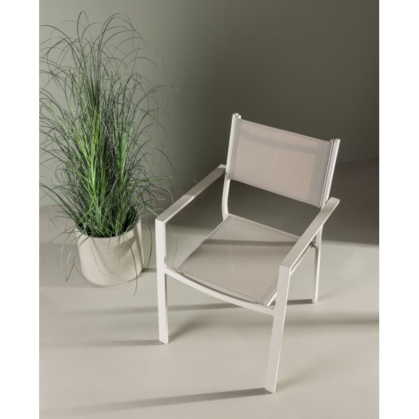 Utestol stapelbar beige - Copacabana Utestol stapelbar beige - Copacabana