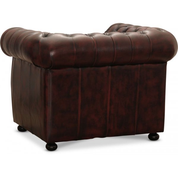 Dublin Chesterfield fåtölj Oxblod läder Dublin Chesterfield fåtölj Oxblod läder