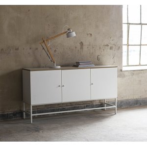 Edge sideboard - Vit högtryckslaminat (HPL) Edge sideboard - Vit högtryckslaminat (HPL)