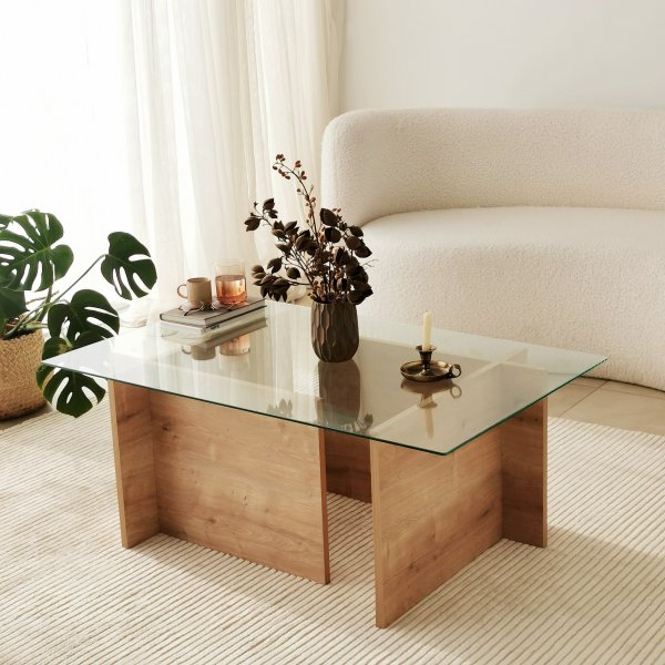 Table basse Escape 105 x 65 cm - Chêne saphir Table basse Escape 105 x 65 cm - Chêne saphir
