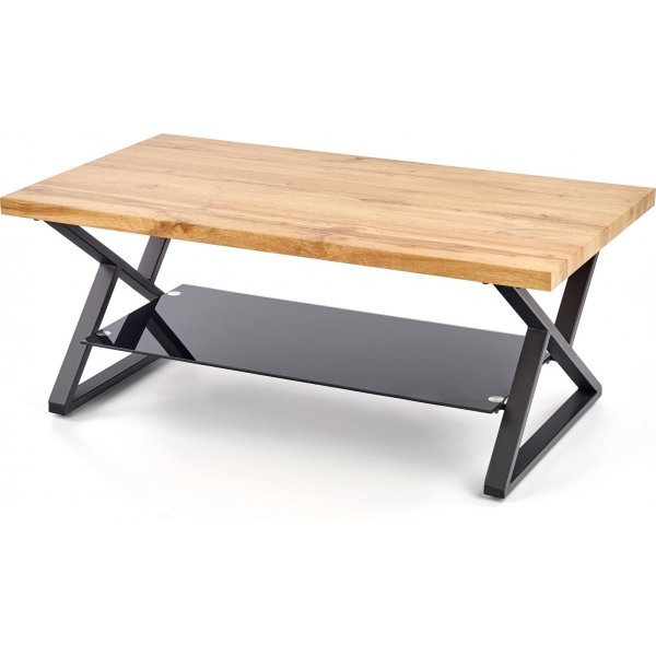 Table basse Catja 110 cm - Chêne/noir Table basse Catja 110 cm - Chêne/noir